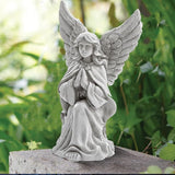 Angel Statues for Garden, 11" Angel Garden Statues Outdoor, Garden Angels Outdoor/Outside Statue, Praying Angel Grave Decorations