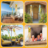 NOVWANG 2 Pieces Sunflower Windsock, 40 Inch Wind Socks for Outside Sunflower Wind Sock Summer Windsock for Home Garden Yard Balcony Decoration