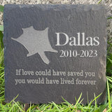 Personalized Flying Squirrel Memorial Stone, Custom Flying Squirrel Sympathy Memorial Loss Gifts Personalized Pet Gravestone Flying Squirrel Garden Stone Flying Squirrel Tombstone - Flying Squirrel