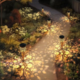 Hummingbird 2 Pack Solar Pathway Lights Metal Yard Garden Light Street Outdoor Landscape Lights Solar Powered Patio Walkway Path Sidewalk Outside Waterproof Lawn Decor Gift Mother Grandmom