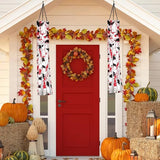 Halloween Windsock Outdoor Hanging Flag, Durable Fabric Wind Sock with Tails, Thanksgiving Front Yard Patio Lawn Garden Party Decor