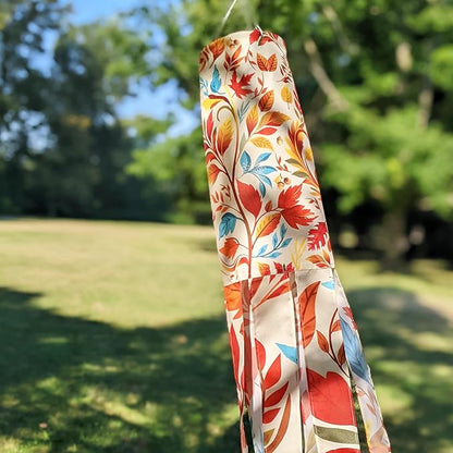 Madrona Brands Autumn Fall Breeze Windsock | Durable Outdoor Hanging Wind Decoration | Porch, Patio, Yard | 48 Inch