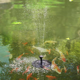 Solar Fountain with 6 Nozzles, 2026 Upgraded Solar Water Fountains Free Standing Floating Solar Water Pump for Bird Bath, Garden, Pond, Pool and Fish Tank