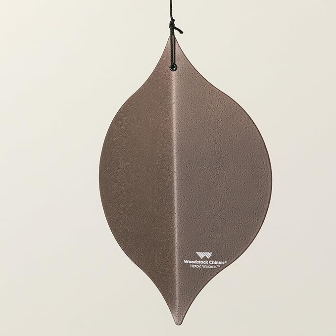 Woodstock Wind Chimes Heroic Windbell Wind Chimes for Outside, 40" Copper Large Windchime for Outdoor Garden, Patio, Porch Wind Bell, Deep Tone Sound