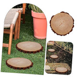 KESYOO Outdoor Garden Wooden Stepping Log Decorative Paver for Lawn Decor and Walkway Path Durable Wood Garden Decoration for DIY Projects and Walkways