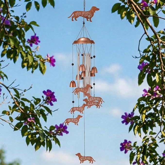 Wind Chimes for Outside, Metal Memorial Gifts for Women Mom, Unique Garden Decor, Sympathy Windchimes
