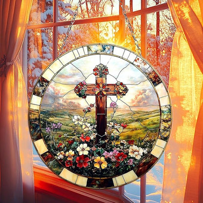 Memorial Remember Acrylic Suncatcher Stained Style Light Catcher Beach and Sea Life Home Decor Ideal Gift for Lovers Suncatchers Indoor Window Suncatchers