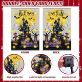 Breling Seasonal Garden Flags Set of 12 Double Sided 12 x 18 Inch Yard Flags with Solar Lights, Holiday Decorations for Outside, 4th of July, Spring, Summer