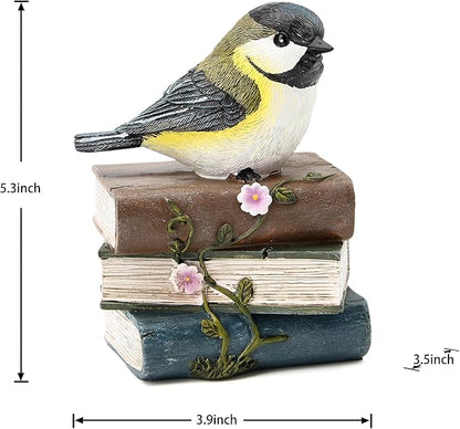 Smadeer Bird Statue for Garden Decorations,Garden Sculptures & Statues,Animal Bird Figurine for Indoor Outdoor Backyard Yard Porch Patio Lawn Outside Home Shelf Decor Accent,Bird Ornament