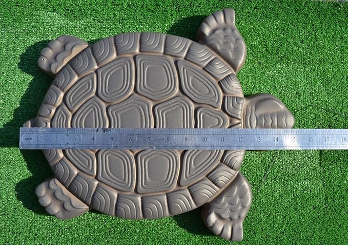 SvitMolds Mold DIY Turtle Shape Stepping Stone Mold Turtle Decorative Stepping Stone Mould Concrete Cement Mould DIY Personalized Manual Garden Lawn Pathmate Paving Pavement Paver (S02)