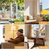 Grandpa Gifts Wind Chimes - Grandpa Birthday Christmas Father's Day Thanksgiving Retirement Gifts Ideas, Grandfather Wind Chime Presents from Granddaughter Grandson Grandkids