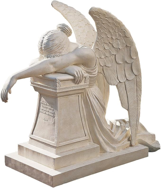 Design Toscano Angel of Grief Monument Statue: Estate