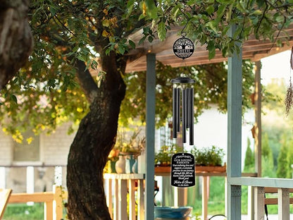 Personalized 37" Wind Chime Wedding Gift for Parents from Bride & Groom, Personalized Parents Wedding Thank You Gift, Custom Mother of Bride Present