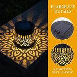 Decorative Solar Mandala Lights Outdoor, Metal Solar Fence Wall Light Waterproof, Solar Powered Mandala Garden Lights for Patio Fence Backyard Deck Outdoor Wall Decor (Peony Flower*1)