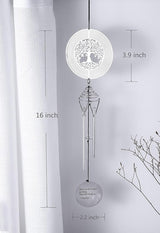 Sympathy Memorial Wind Chimes with Tree of Life Wind Spinner for Loss of Loved One - Ideal Bereavement/Condolence/Sorry for Your Loss Gifts