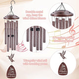 Memorial Wind Chime for Outside: Sympathy Bereavement Gift for Loss of Loved One of Mother Father Husband Wife Friend, Condolence Remembrance Keepsake