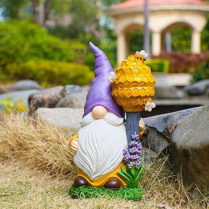 Zayton Garden Outdoor Statues Gnomes Statues Yard Resin Decoration Gift Handmade Housewarming Gift for Patio Yard Lawn Waterproof Cracking