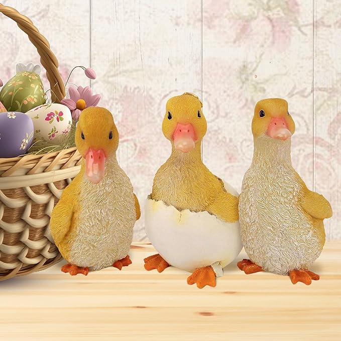 Design Toscano Duckling Brood Garden Statues: Set of Three