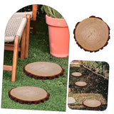 BESPORTBLE Garden Wooden for Outdoor Walkways Decorative Pathway Stones for Garden Landscaping and Lawn Decor