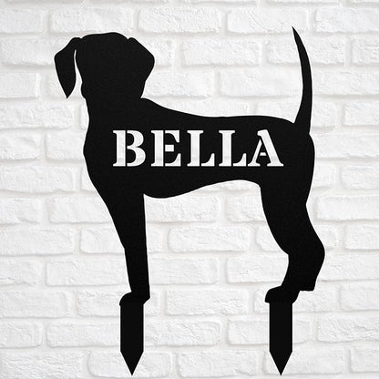 Personalized Beagle Garden Statue Stake,Custom Beagle Outdoor Yard Art Decor,Memorial Remembrance Sculpture for Yard Garden Porch Lawn Grassland Park Farm Flowerpot Decor.