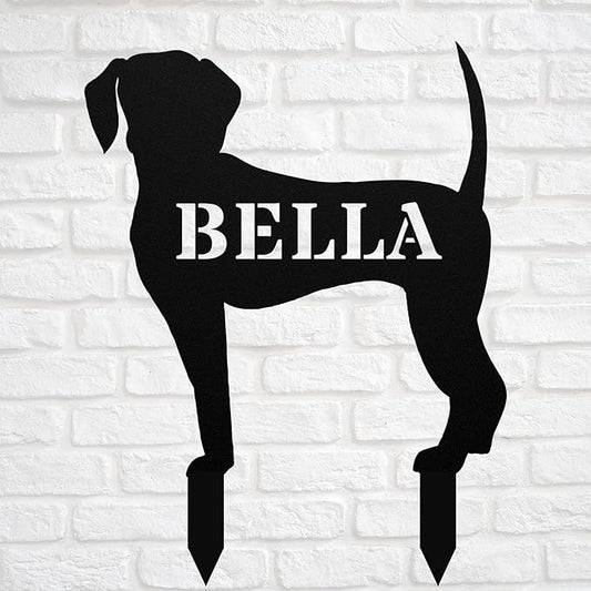 Personalized Beagle Garden Statue Stake,Custom Beagle Outdoor Yard Art Decor,Memorial Remembrance Sculpture for Yard Garden Porch Lawn Grassland Park Farm Flowerpot Decor.