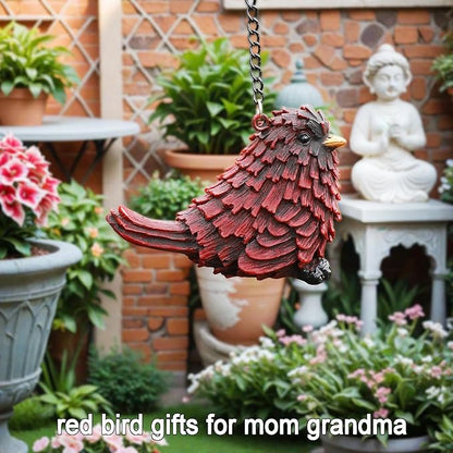 Cardinal Figurine Red Bird Gifts Garden Decor Statues, Mini Red Bird Garden Sculptures Ornaments, Beautiful Cardinal Gifts for Christmas Birthday for Mom Grandma
