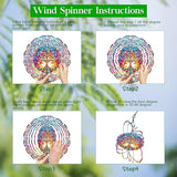 Tree of Life Wind Spinner,3D Stainless Steel Wind Spinner for Yard and Garden 3D Frosted Tree of Life Wind Sculptures Garden Decoration Crafts Ornaments 10Inch