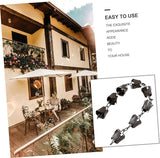 Outdoor Rain Chain Decorative Gutter Rain Chain Bell Chimes Replacement for Old or Broken Elegant Petal Design