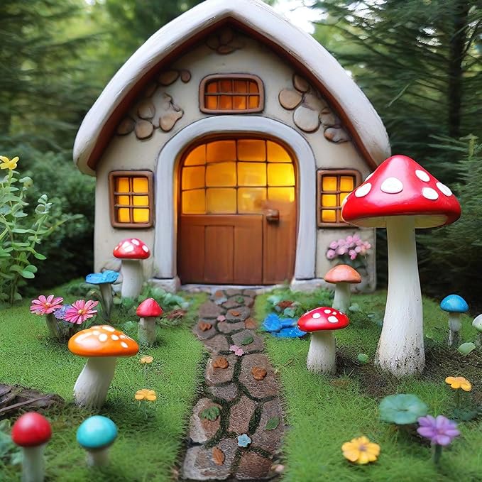 Fairy Garden Walkway Path, Fairy Garden Pathway, Fairy Garden Accessories, Stone Path, Dollhouse Road Way, Micro Miniature Path Road for Fairy Garden, Enchanted Garden Path