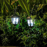Viewsun 34 Inch Hanging Solar Lights, Shepherd Hook Lights with 2 Shepherd Hooks Waterproof Outdoor Decorative Solar Lantern Lights for Garden Decor, Patio, Backyard, Pathway, 6PACK