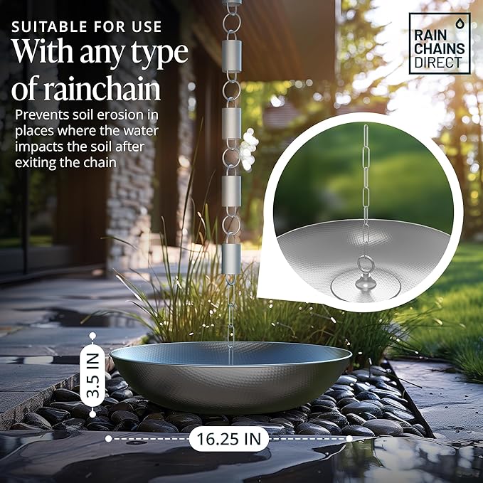 Rain Chains Direct Aluminum Basin