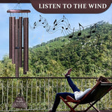 Mothers Day for Daughter Gifts from Mom, Best Daughters Ever 32" Wind Chimes, Birthday Gifts for Daughter, Christmas Birthday Presents for Her from Dad, Daughters Graduation Gift Ideas