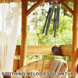 Wind Chimes for Outside, Vintage Deer Deep Tone Wind Chime Outdoor Clearance, Patio Porch Balcony Decoration, Garden Hanging Decor for Women Mom Grandma (32" Deer)