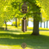 VP Home 31-inch Rustic Zen Buddha Wind Chimes for Outside Unique Zen Buddha Windchimes Outdoor Decorations Garden Decor Buddha Gift for Women, Mom, Grandma, Unisex