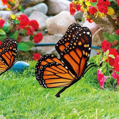 Animal Silhouette Sculptures - Acrylic Yard Art Decor Stakes，Cute Realistic Garden Ornaments for Backyard, Patio, Roof Décor, (B)
