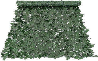 VEVOR Artificial Ivy Privacy Fence Screen, 39 x 98 in Faux Ivy Vine Leaf Hedges Fence, Greenery Privacy Fence with Strengthened Joint, Green Wall Decoration for Outdoor Garden, Yard, Balcony