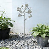 Decorative Garden Stakes with Welcome Sign,Metal Garden Stakes for Patio Garden Decor.