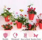 80 Pcs Decorative Butterfly Garden Stakes, 11.4 inch Waterproof Butterfly Picks for Flower Bouquet Arrangements, Colorful Plant Stick Kit Decorations for Patio Yard Pot (Multicolor)