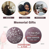 ASTARIN 36" Deep Tone Personalized Wind Chime Memorial, Tree of Life Custom Sympathy Gifts for Loss of Mom/Dad, Bird Remembrance Wind Chimes for Grieving Funeral Condolences(Produced in USA)