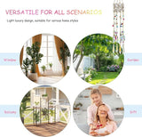 HDCRYSTALGIFTS 14.5'' Length Crystal Suncatchers, Hanging Crystals Sun Catcher with Colorful Beads Chain Rainbow Maker for Window Indoor Outdoor Home Office Garden Decoration