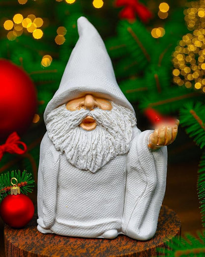 Leverse Funny Gnomes, 5.9in Pipe Naughty Gnomes Garden Statue Decor for Home Outdoor Patio Lawn Yard Halloween Christmas Housewarming Easter Gift