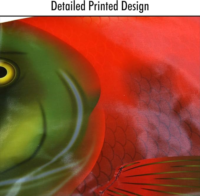 In the Breeze 5118 — Sockeye Salmon Fish Windsock-Hanging Outdoor Decoration, 48 inches