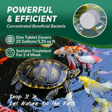 Muck Clear – Natural Pond Sludge Treatment, 4 LB for Ponds, Fountains & Bird Baths, Beneficial Bacteria & Enzymes, Chemical-Free & Safe for Fish, Pets & Wildlife