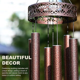 Vanquer Wind Chimes for Outside Deep Tone - 38'' Wind Chimes Outdoor Clearance, Deep Tone, Soothing, Windchimes Outdoors, Memorial, Sympathy, Garden Patio Yard, Home Décor (38" Bronze)