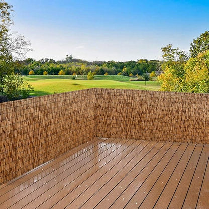 DearHouse Natural Reed Fencing, Eco-Friendly Reed Fence, 6 feet High x 16.4 feet Long, Reed Screen for Garden, Privacy Fence