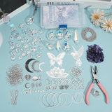 10 Sets DIY Suncatchers 420pcs Sun Catchers Making Supplies Kit Crafts for Adults Hanging Prism Sun Catcher with Crystals for Indoor Window Home Wedding Garden Spring Decor (Hummingbird)