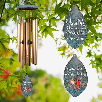 ASTARIN Wedding Gifts Wind Chime, Personalized Names & Date Wind Chimes Gifts for Couple 2026, Wedding Gift for Newlywed Bride Groom Husband Wife, Engagement Gift Valentine’s Day Produced in USA