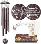 Gifts for Grandma, 25''Wind Chimes, Grandma Birthday Gifts for Grandmother from Granddaughter Grandson Grandkids, Mothers Day, Thanksgiving, Christmas Day Gift Ideas for Love Rreminder