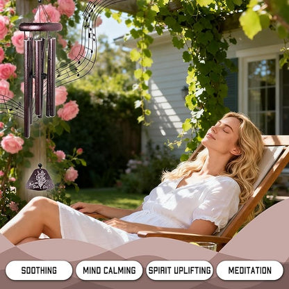 Sister Gifts Wind Chimes 32", Gifts for Sisters, Big Sister Birthday Gift from Sis/Brothers, Christmas Mothers Valentines Day Graduation Gift for Sisters, Best Sis Ever Presents for Women