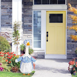 FuWeave Spring Goose Outfit Flower Porch Goose Clothes for 23" Large Statue Outdoor Patio Yard Lawn Art Decoration(Daisy,23 inch)